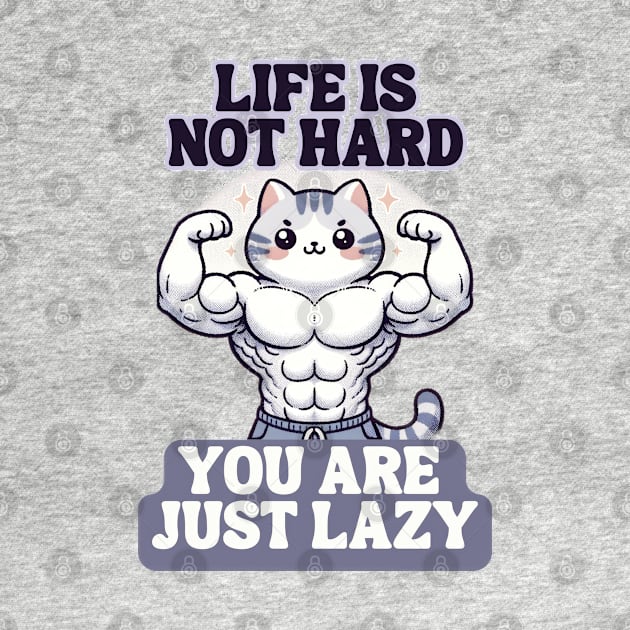 Life is not hard you are just lazy by jiwong